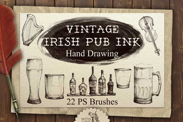 25+ Vintage and Retro Style Brushes | Free & Premium Photoshop Vector Downloads